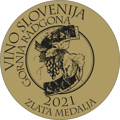 Vino Slovenija 2021 gold medal